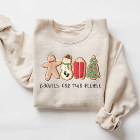 Christmas Cookies For Two Please Sweatshirt