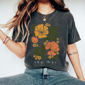 The Way Jesus Quotes Flower Market T-Shirt