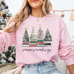 Bookish Christmas Seasons Readings Sweatshirt