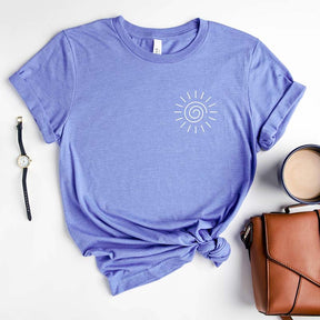 Minimal Sun Summer Vacation T-Shirt