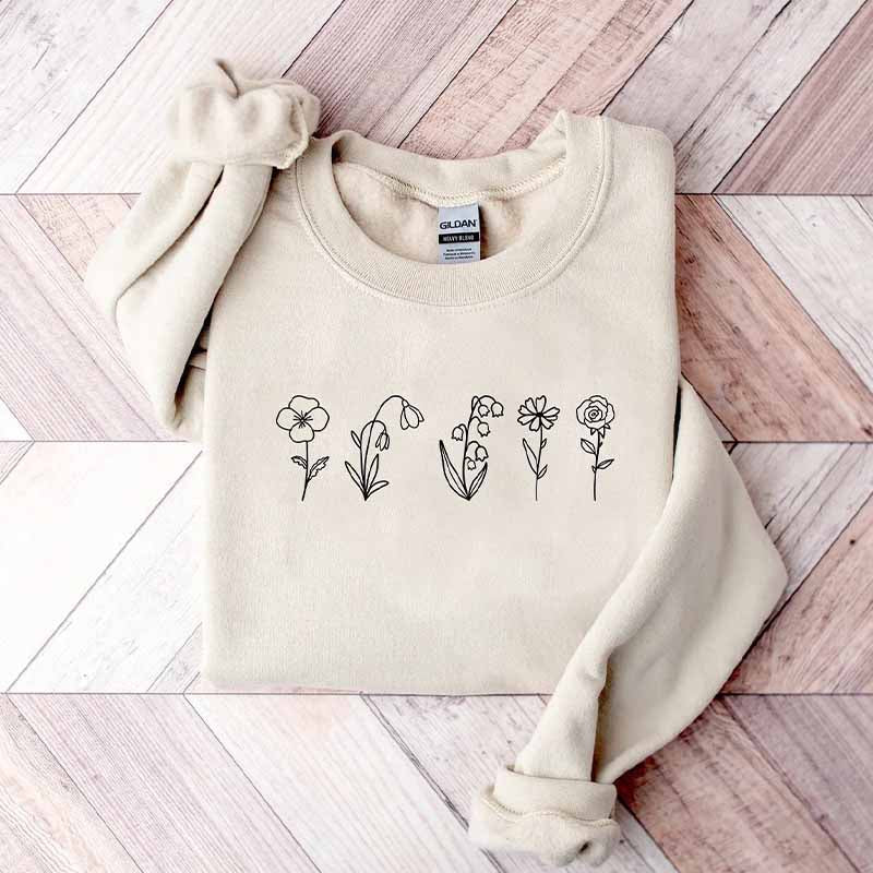 Plant Mom Wildflowers Sweatshirt