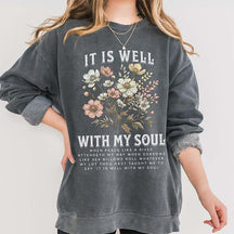 Boho  Bible Verse Floral Sweatshirt