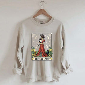 Cat Lady Tarot Card Sweatshirt