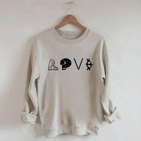 Love Skiing Vacation Sweatshirt