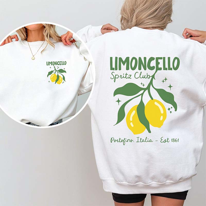 Limoncello Spritz Club Portofino Italy Sweatshirt