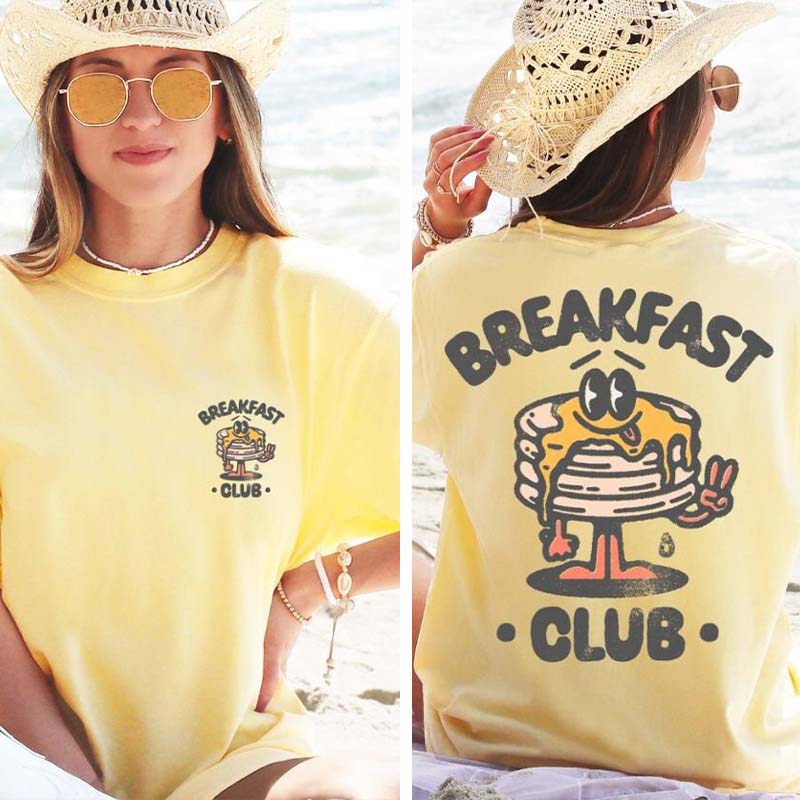 Retro Breakfast Club Aesthetic T-Shirt