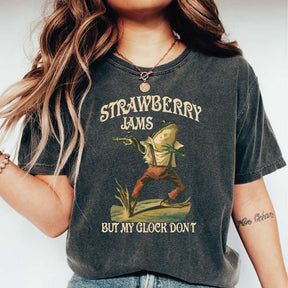 Strawberry Jams But My Glock Don't Frog T-Shirt