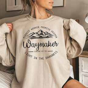 Waymaker Faith Bible Verse Sweatshirt