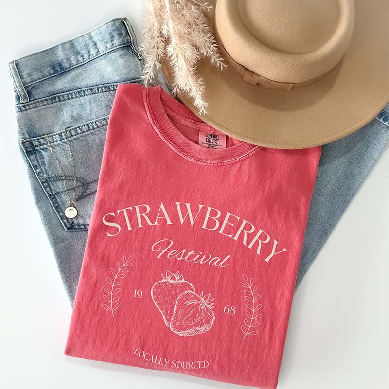 Strawberry Festival Vintage Comfort Colors T-Shirt