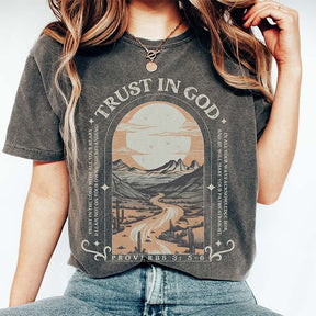 Boho Trust in the Lord Proverbs T-Shirt