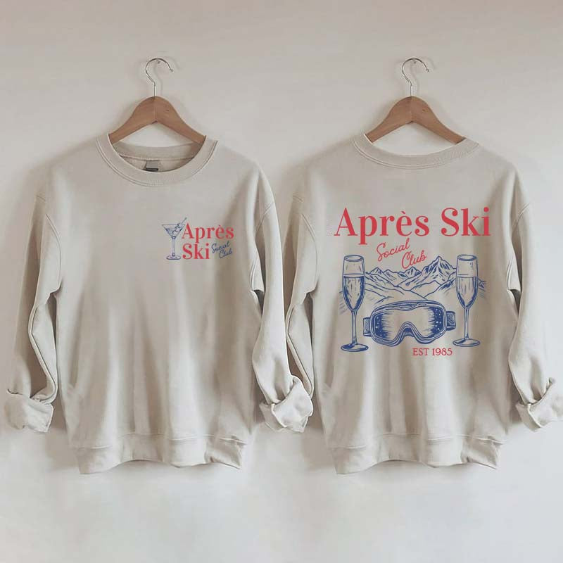 Apres Ski Social Club Mountain Cabin Sweatshirt