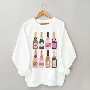 Champagne Bottles Lovers Sweatshirt