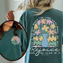 Boho Bible Verse  Vintage Floral  T-Shirt