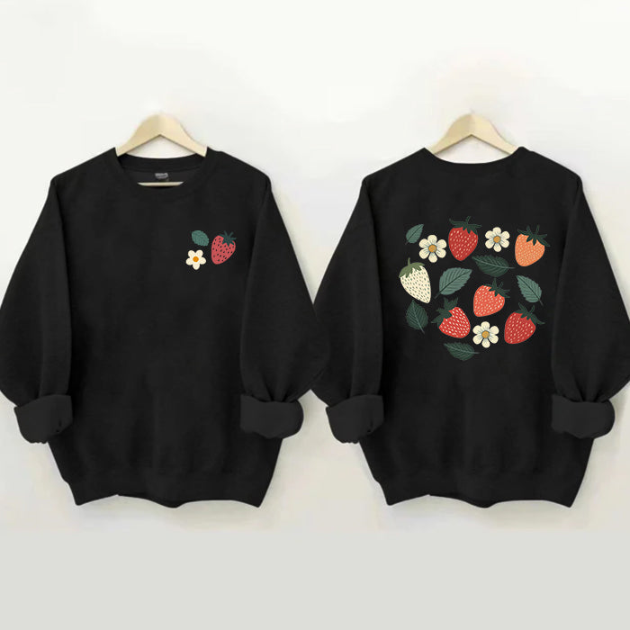 Strawberry Fruit Market Aesthetic Sweatshirt