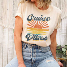 Cruise Vibes Summer Vacation T-Shirt