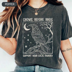 Funny Crows Before Bros T-Shirt