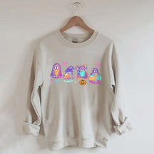 Halloween Ghost Neon Sweatshirt