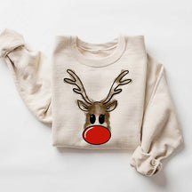 Christmas Reindeer Holiday Sweatshirt