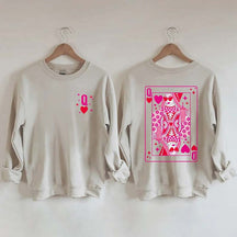 Queen Of Hearts Valentine's Day Sweatshirt