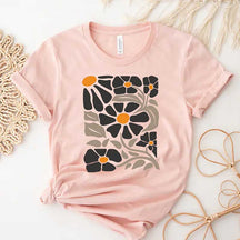 Cottagecore Boho Minimalist Flowers T-Shirt