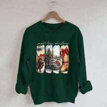 Vintage Small Town Christmas Sweatshirt