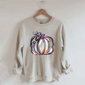 Watercolor Pumpkin Sweatshirt