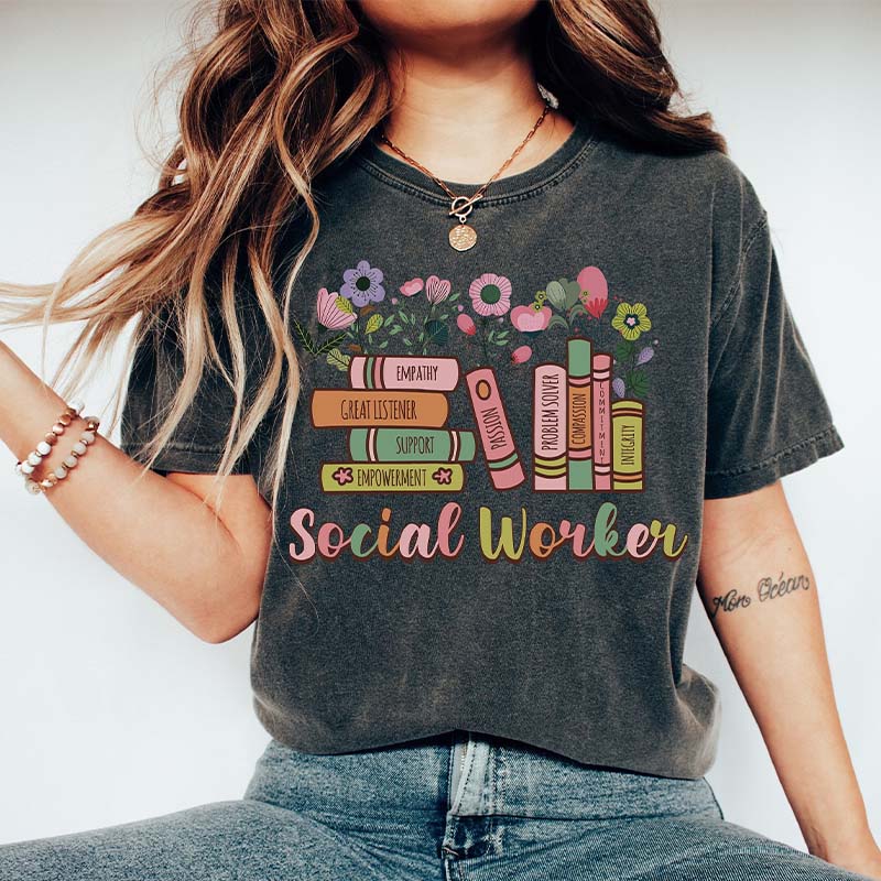 Social Worker Advocate Support Empower T-Shirt