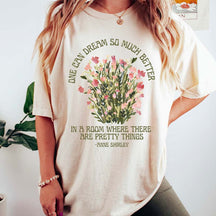 Wild Flower Bookish Merch T-Shirt