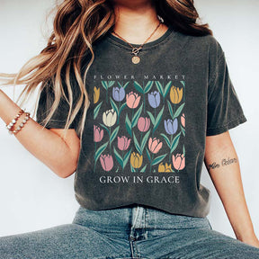 National Flower Grow In Grace T-Shirt