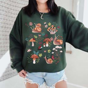 Snail and Mushroom Sweatshirt