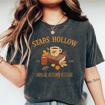 Stars Hollow Fall Autumn leaves T-Shirt