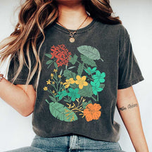 Tropical Floral Hawaiian Botanical T-Shirt