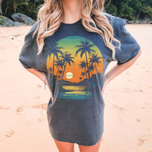 Summer Vacation Beach Palm T-Shirt