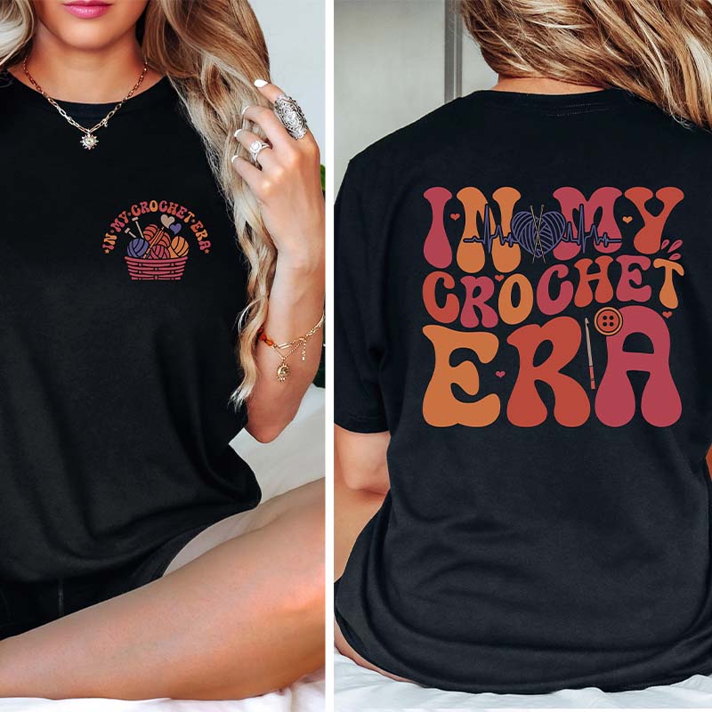 In My Crochet Era Crafter Mom T-Shirt