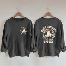 Boot Scoot Spooky Cowboy Ghost Sweatshirt