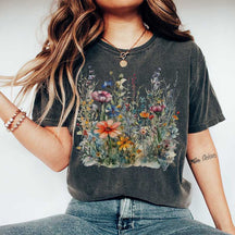 Wildflower Boho Cottagecore Vintage T-Shirt