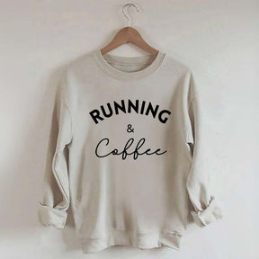 Running And Coffee Sweatshirt