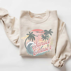 Sunset Chaser Beach Summer Sweatshirt