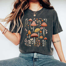 Cottagecore Fall Mushroom Nature Botanical T-Shirt