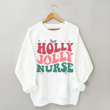 Holly Jolly Nurse Christmas Sweatshirt