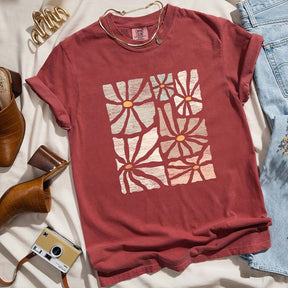 Boho Wildflowers Preppy Aesthetic T-Shirt