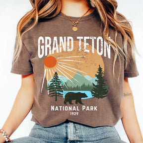 Grand Teton National Park Hiking T-Shirt