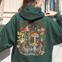 Boho Mushroom Cottagecore Hoodie