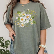 Daisies Bumble Bee Honey T-Shirt