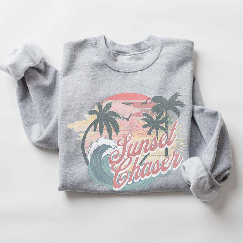 Sunset Chaser Beach Summer Sweatshirt