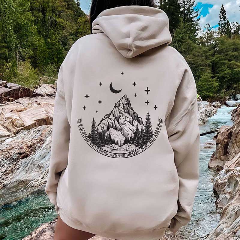 To The Stars Who Listen and The Dreams That Are Answered Hoodie