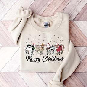 Christmas Cow Lover Sweatshirt