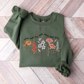 Cute Floral Teacher Sweatshirt