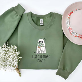 Just One More Plant Ghost Sweatshirt