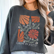 Comfort Colors Worship Faith Grow in Grace Sweatshirt